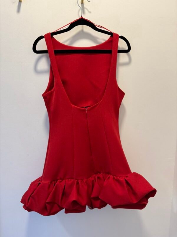Vestido globo rojo - Imagen 6