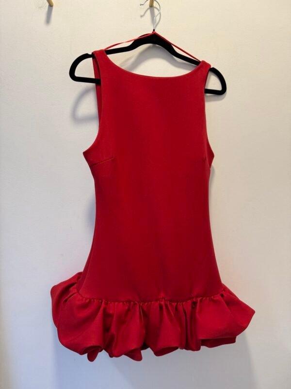 Vestido globo rojo - Imagen 5