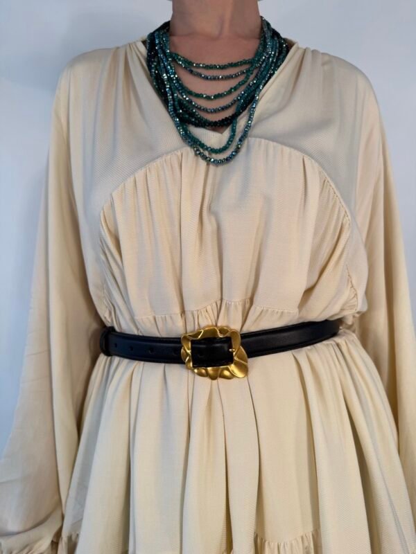 Vestido boho beige - Imagen 5